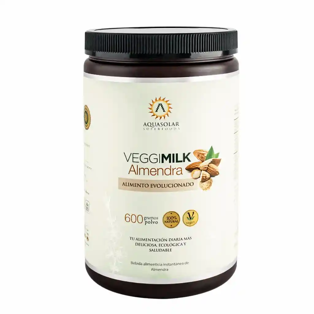 Veggimilk Aqua Solar Alimento Vegetal Almendra