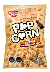 Marco Polo Popcorn Sabor Caramelo con Trozos de Maní