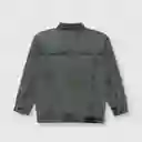 Chaqueta De Mezclilla Niño Negra Talla 10 Años