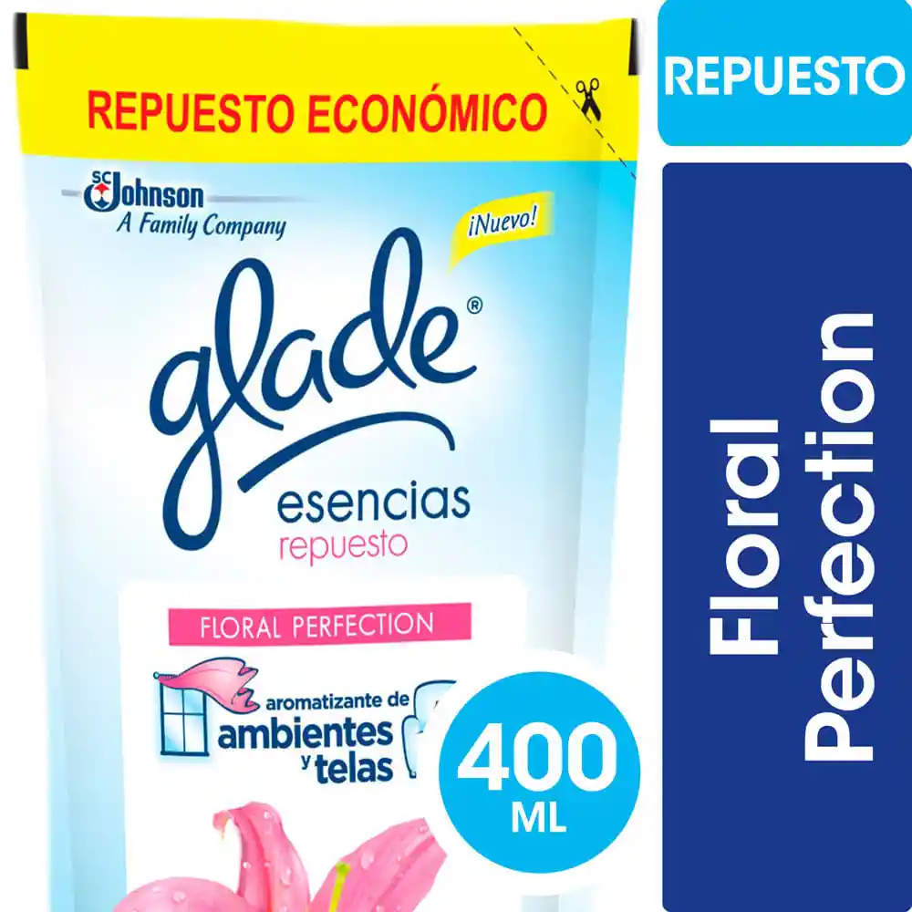 Glade aromatizante de ambientes y telas