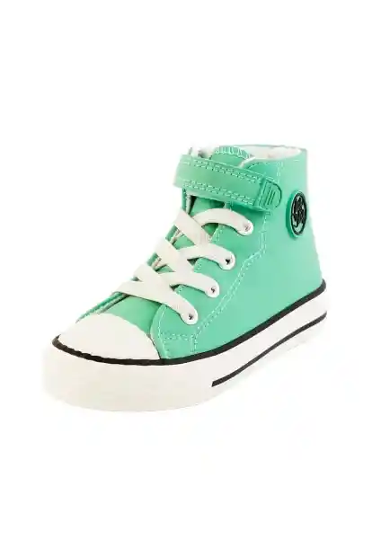 Zapatillas Day To Day Caña Velcro Niña Menta 34 942 Ficcus