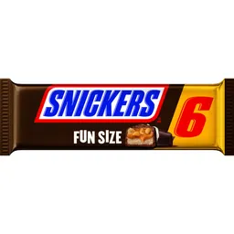 Snickers Barra de Chocolate Rellena de Caramelo Fun Size
