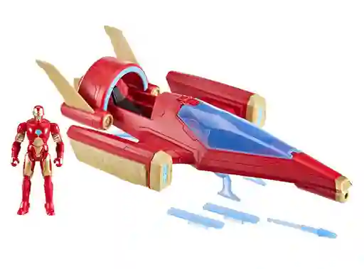 Avengers Juguete Iron Man Blast Bat Jet