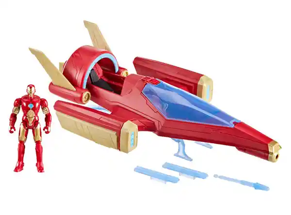 Figura De Acción Marvel Avengers Epic Hero Series Jet De Combate De Iron Man