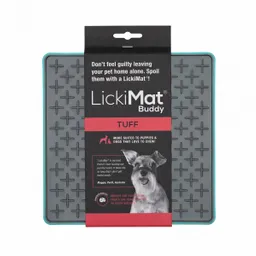 Lickimat Plato Interactivo Buddy Tuff Turquesa