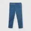 Jegging de Bebé Niña Elasticado Light Denim Talla 24M Colloky