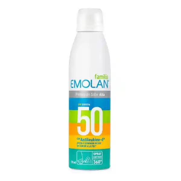 Emolan Familia Bloqueador Solar Fps 50 Spray