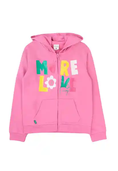 Polerón Junior Day to Day Niña Rosado 10 774