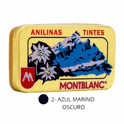 Mont Blanc Anilinas Colorante Doméstico Tono Azul Marino Oscuro 2
