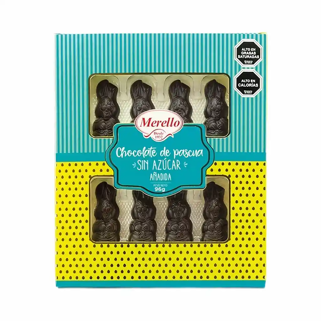 Conejos Chocolates Merelo Sin Azucar