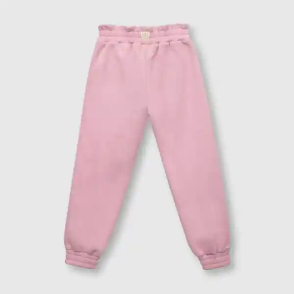 Pantalón de Niña Cintura Recogida Chicle Talla 10A Colloky