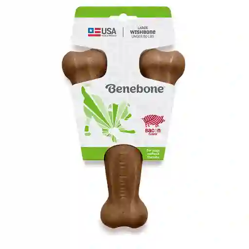 Benebone Juguete Para Perro Wishbone Tocino L