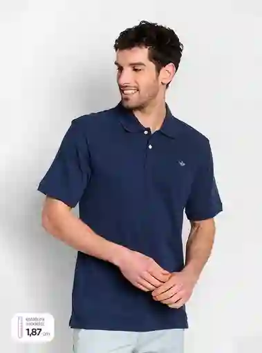 Dockers Polera Manga Corta D Pique Azul Oscuro M