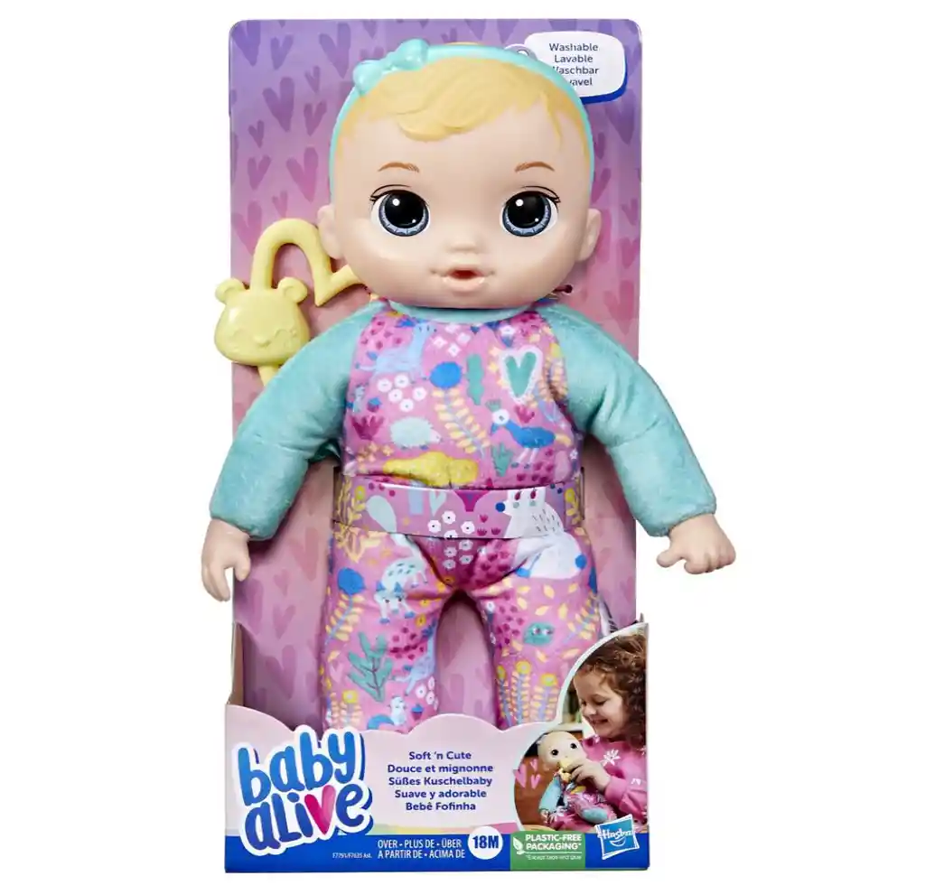 Baby Alive Muñeca Suave y Adorable Bebé Rubia