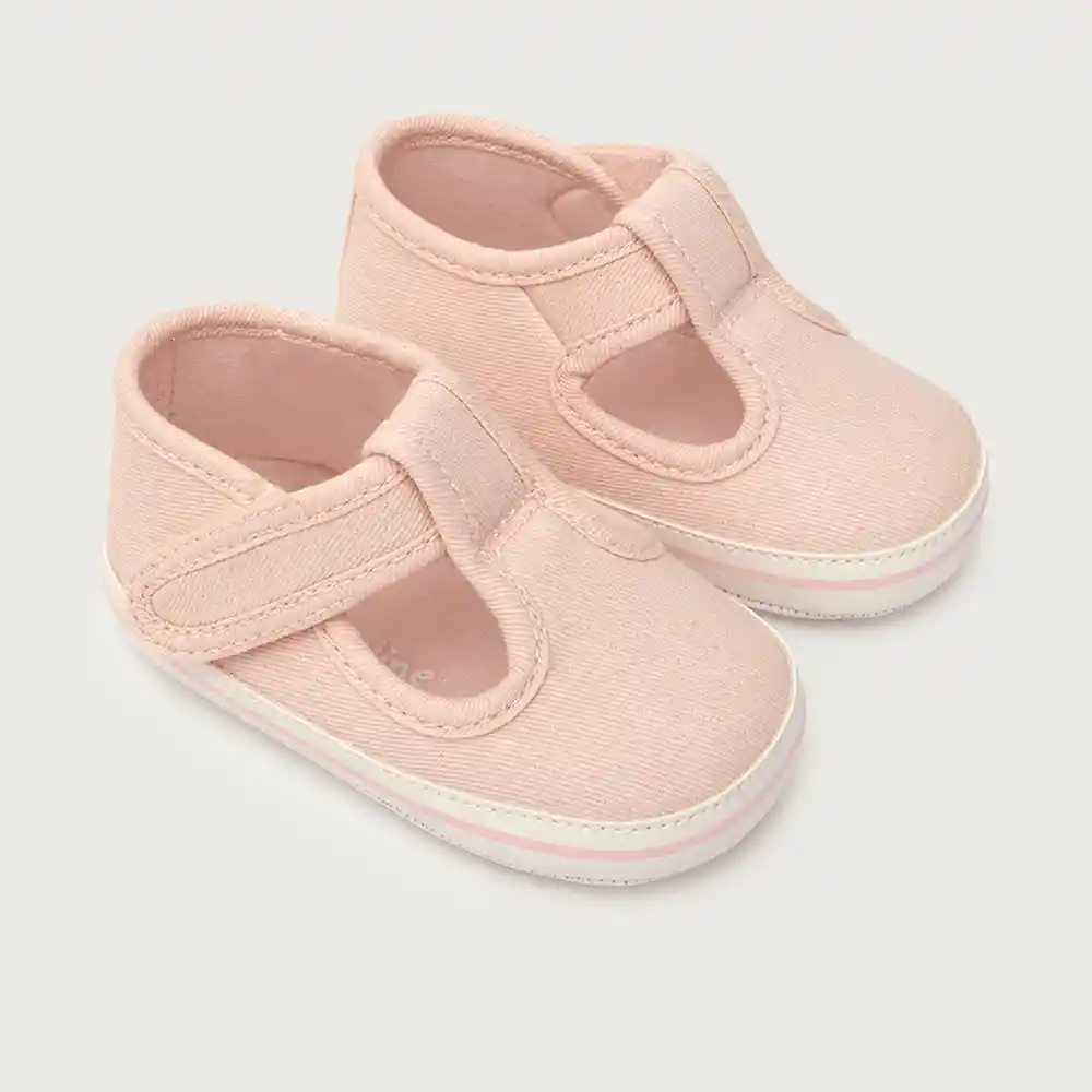 Zapatos Reina De Bebé Textil Niño Rosada Talla 17