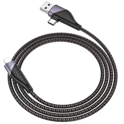 Hoco Cable De Carga Tipo C A Lightning Trenzado 1.2M