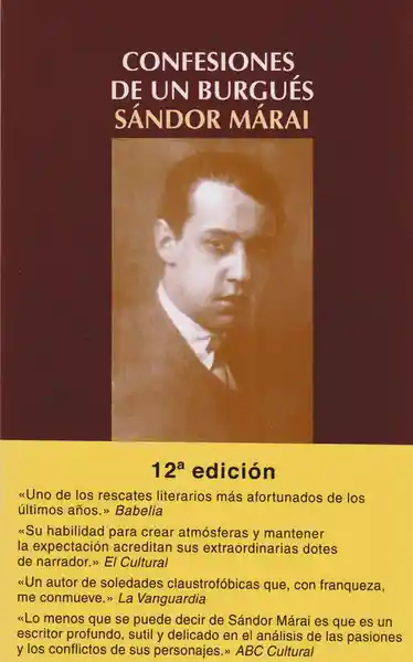 Confesiones de un Burgues - Sandor Marai