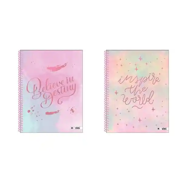 Mooving Cuaderno Universitario A4 Golden Rose 80 Hojas Rayadas