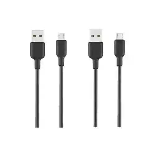 Miniso Cable de Carga de Android Negro 1 m