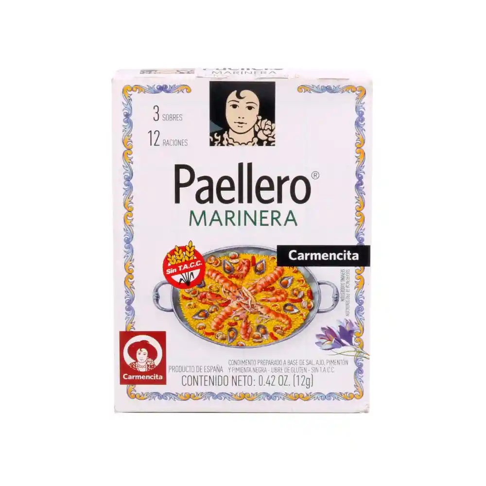 Carmencita Condimento Paellero Marinera