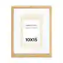 Casaideas Marco Madera Vidrio 10 x 15 Diseño 0001