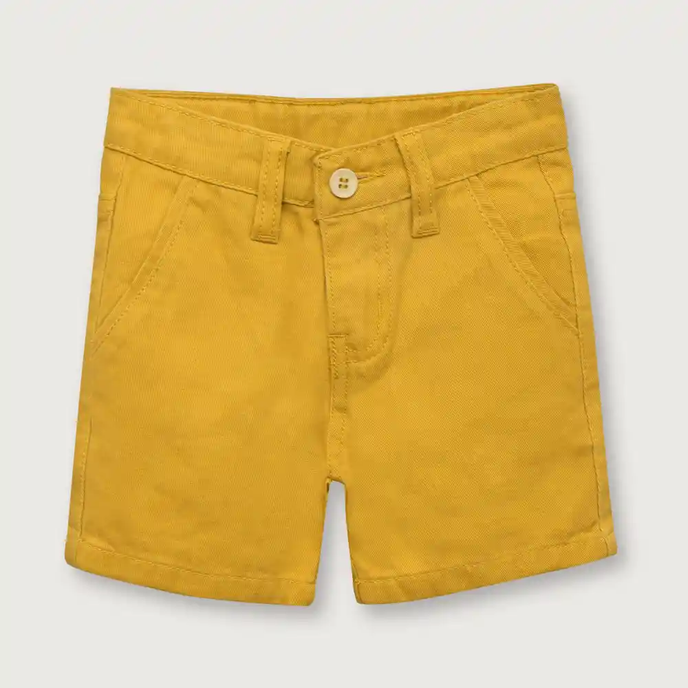 Bermuda Niño Mostaza Talla 2 A