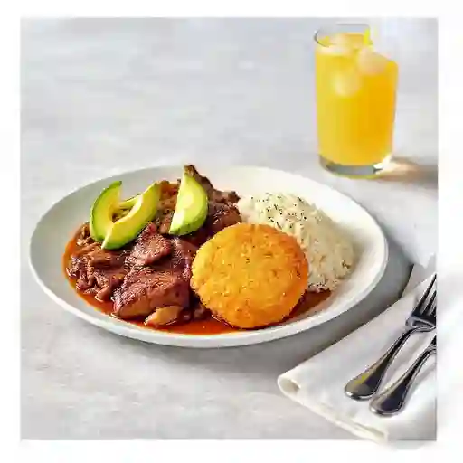 Sancocho de Costilla con Milanesa de Pollo