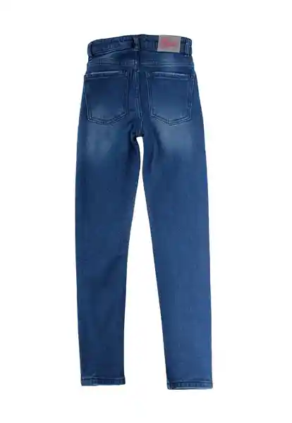 Jean Junior Skinny Cosmic 377 Niña Azul Talla 10 Años Ficcus