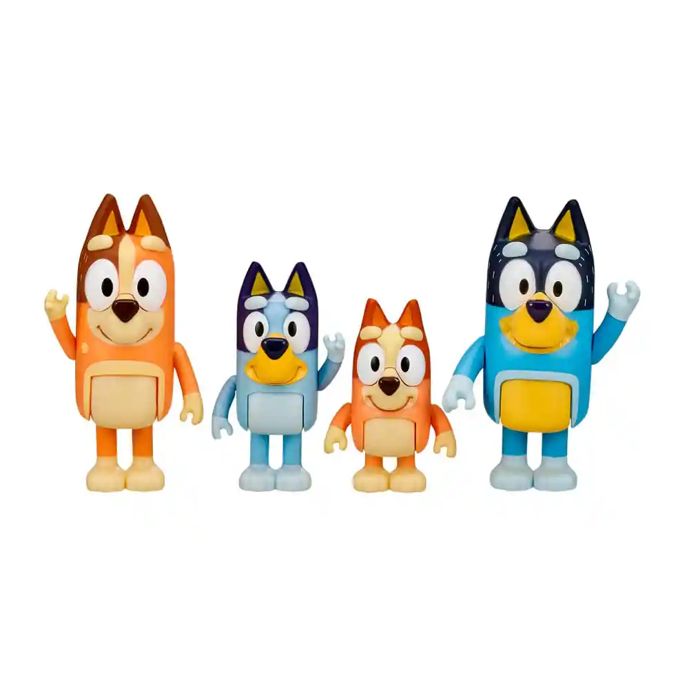 Pack X4 Figuras Bluey Serie 3