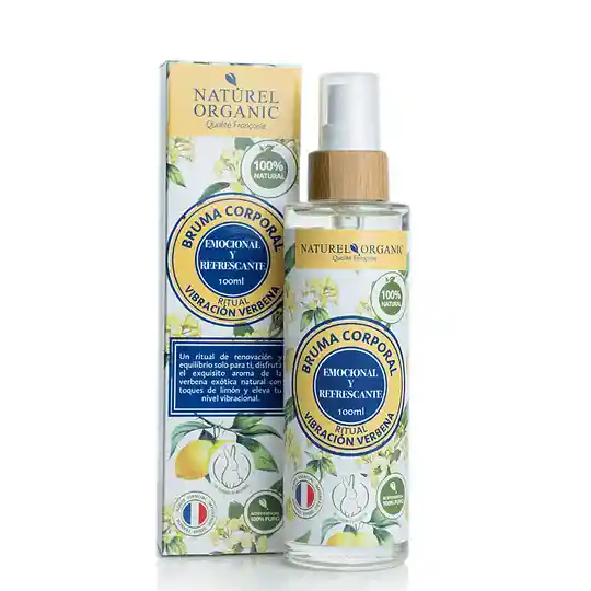 Natural Organic Bruma Corporal Vibración Verbena