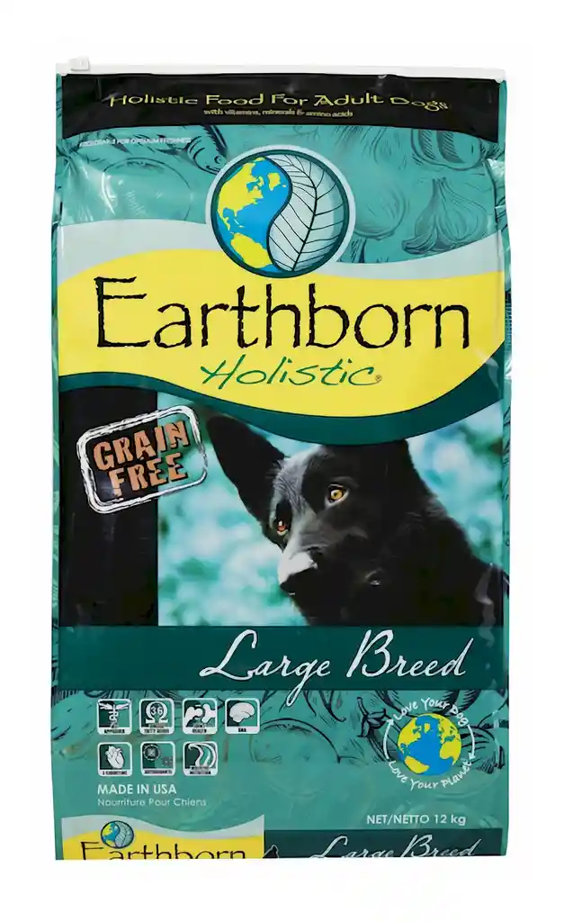 Earthborn Alimento para Perros de Razas Grandes sin Cereales