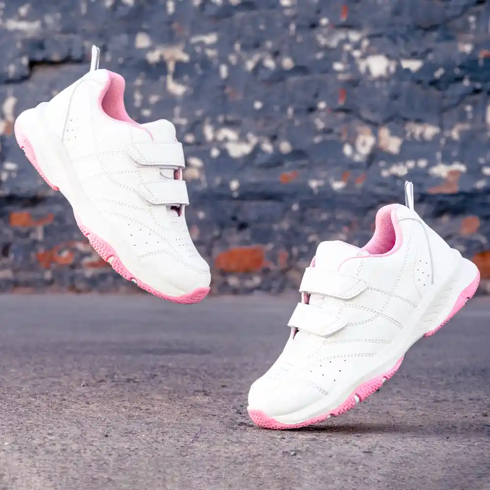 Zapatillas Deportiva Escolar De Senior Niña Rosada T. 35