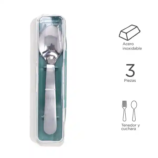 Miniso Kit de Cubiertos Con Estuche