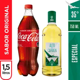 Combo Coca Cola Original 1.5 L + Alto Del Carmen 750cc