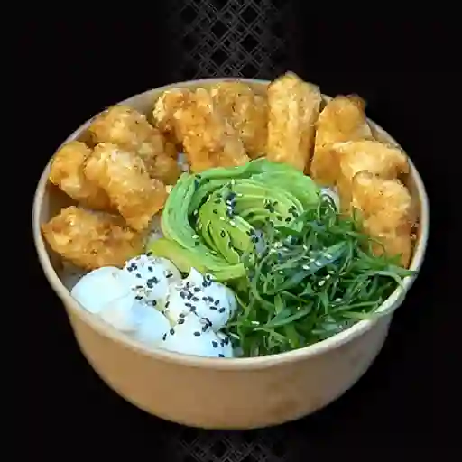 Gohan pollo tempura