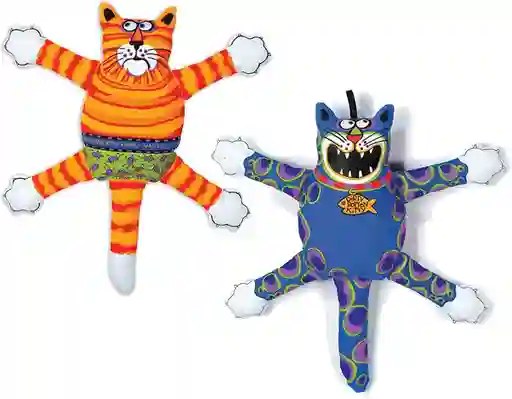 Fat Cat Juguete Para Perro Terrible Nasty Surtido Small