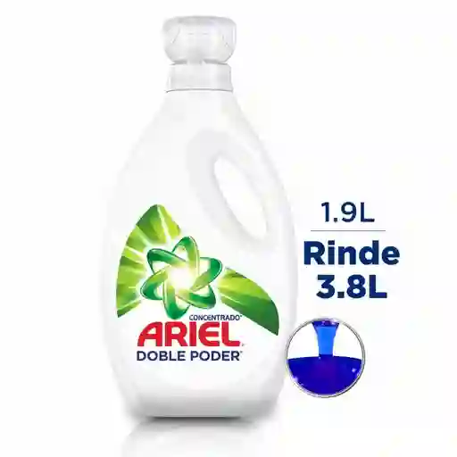 Ariel Detergente Líquido Doble Poder Concentrado