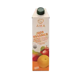 Ama Jugo Orgánico Sabor Naranja Manzana y Mango