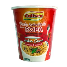 Coliseo Pasta Instantánea Sabor Carne