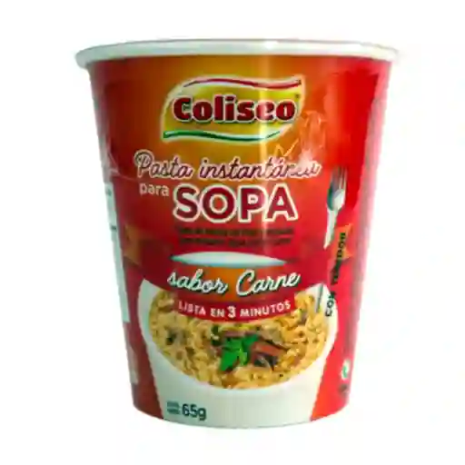 Coliseo Pasta Instantánea Sabor Carne