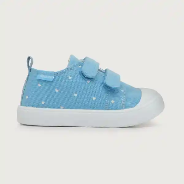 Opaline Zapatillas Urbana de Niña Corazones Denim Talla 21