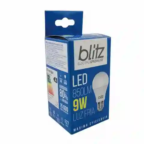 Blitz Foco Ampolleta LED G3 9W Blitz Luz Fría