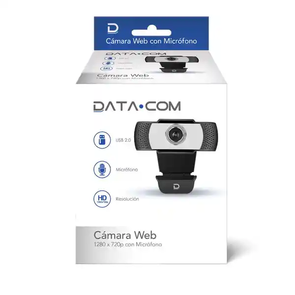 Datacom Cámara Web 720 x 1280 Microfono Usb 519823