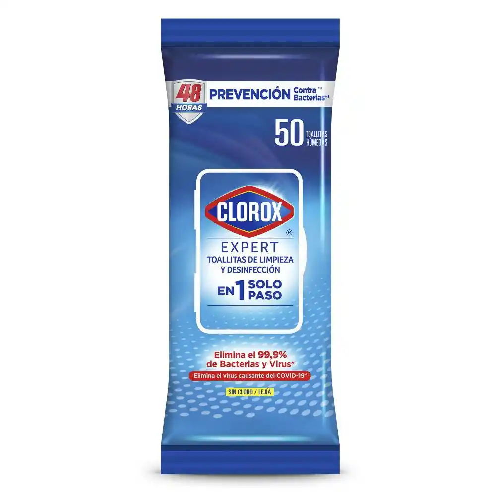 Toallita Desinfectantes  clorox Expert 50un