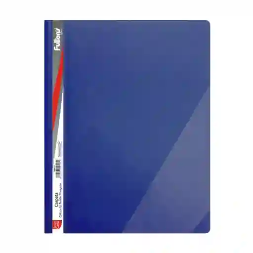 Fultons Carpeta Con Accoclip Triangular Vinil Azul