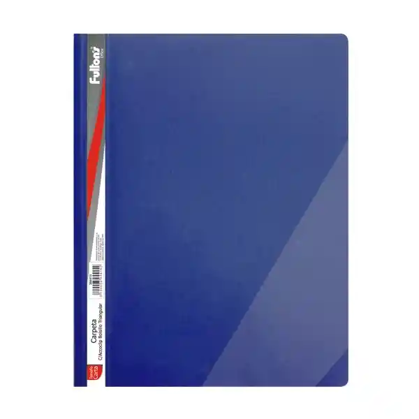 Fultons Carpeta Con Accoclip Triangular Vinil Azul