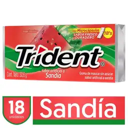 Trident Goma de Mascar Sabor a Sandía