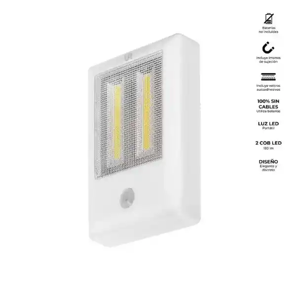 Urbano Lámpara Led Con Sensor Luz Fría