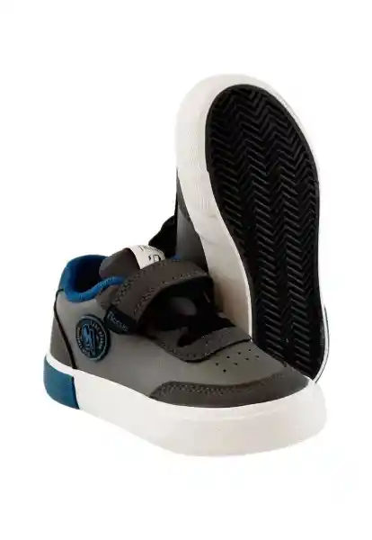 Zapatillas Urbana Velcro Andante Niño Grafito 22 879 Ficcus