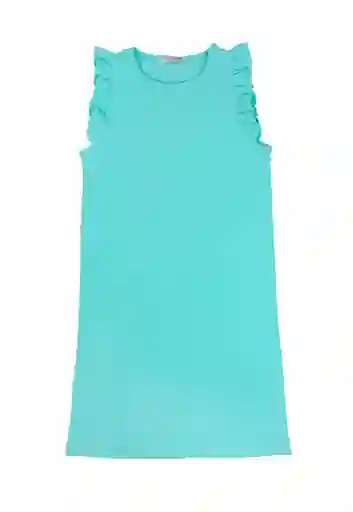Vestido Rib Holiday Girls Turquesa Talla 06 - 362